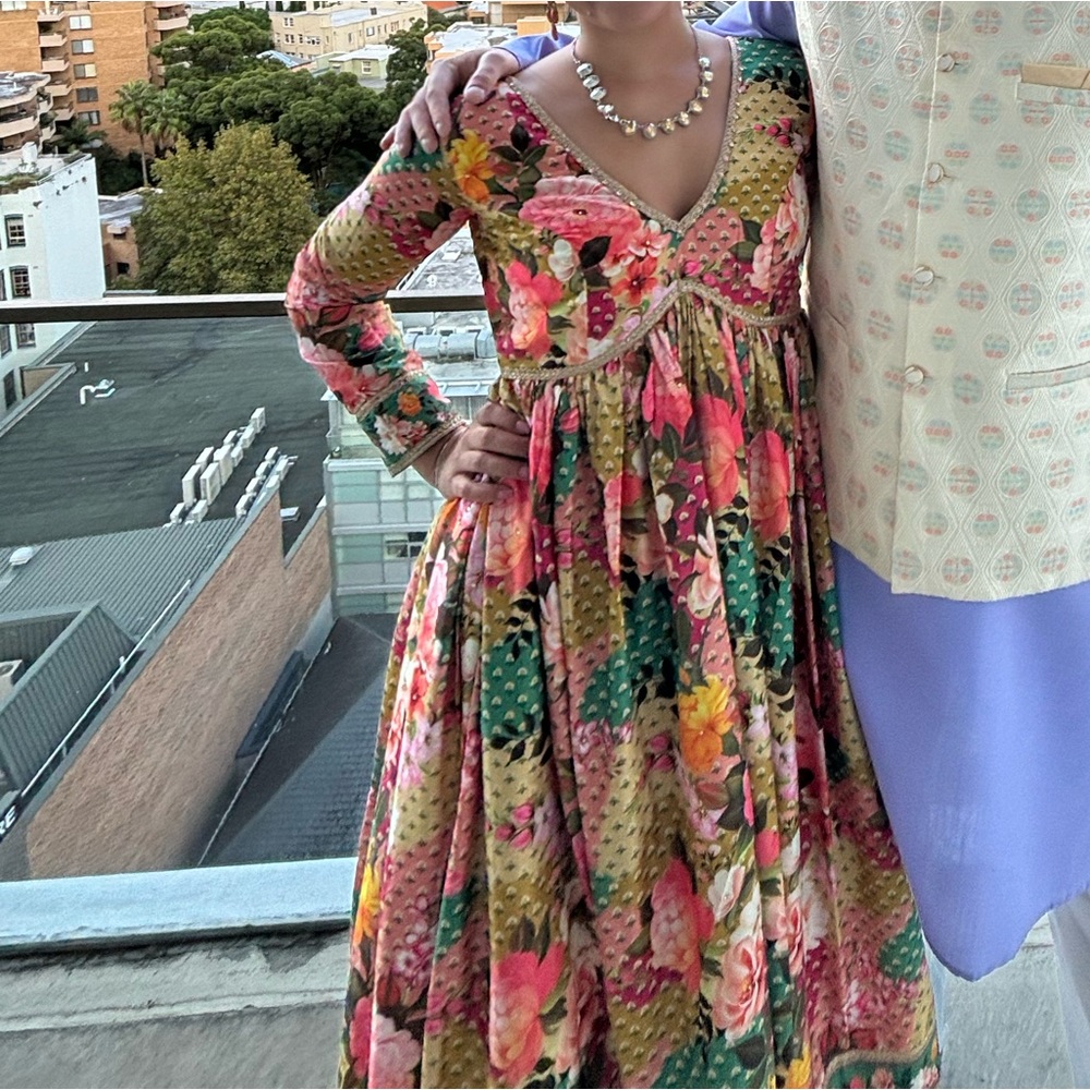Anarkali from Lashkara only worn once. Comes with full suit pants and dupatta.
